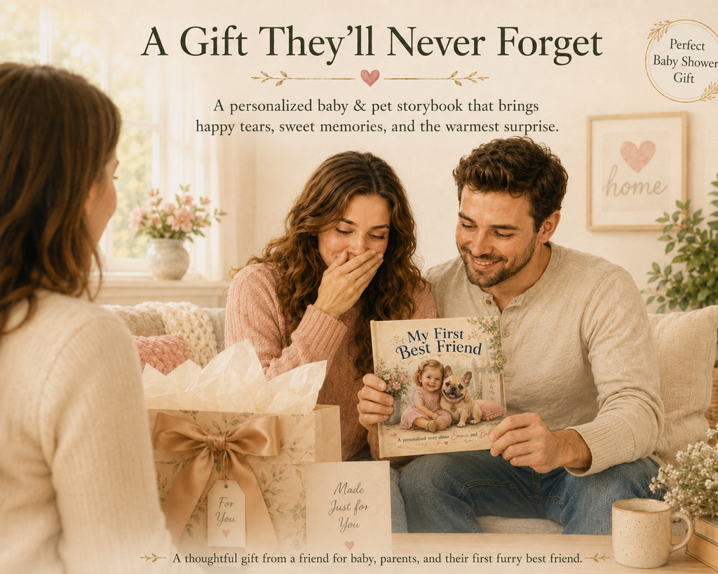Personalized Baby & Dog Book