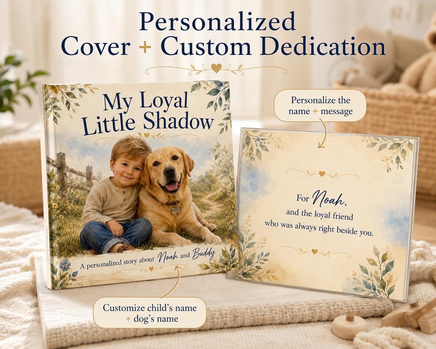 Personalized Baby & Labrador Books