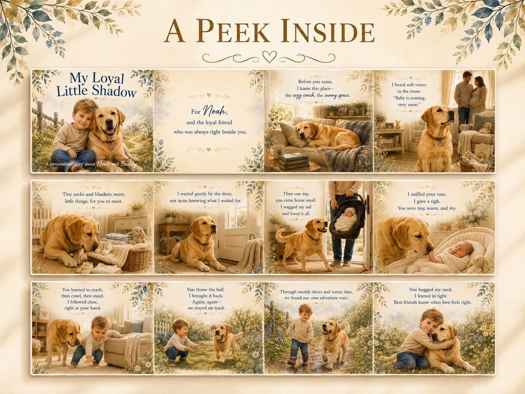 Personalized Baby & Labrador Books