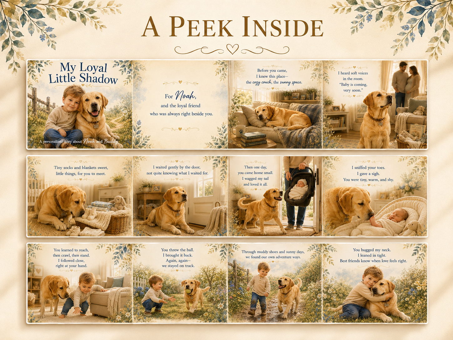 Personalized Baby & Labrador Books