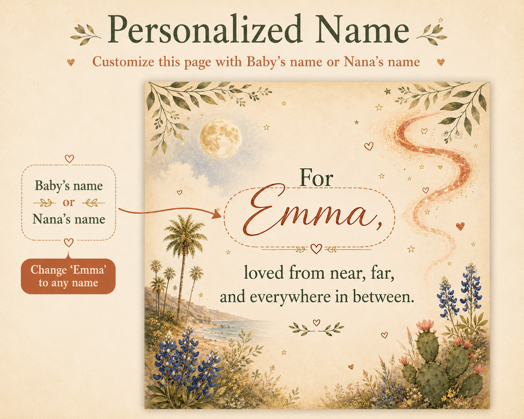 Long Distance Grandma Keepsake