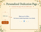 Personalized Big Brother Book