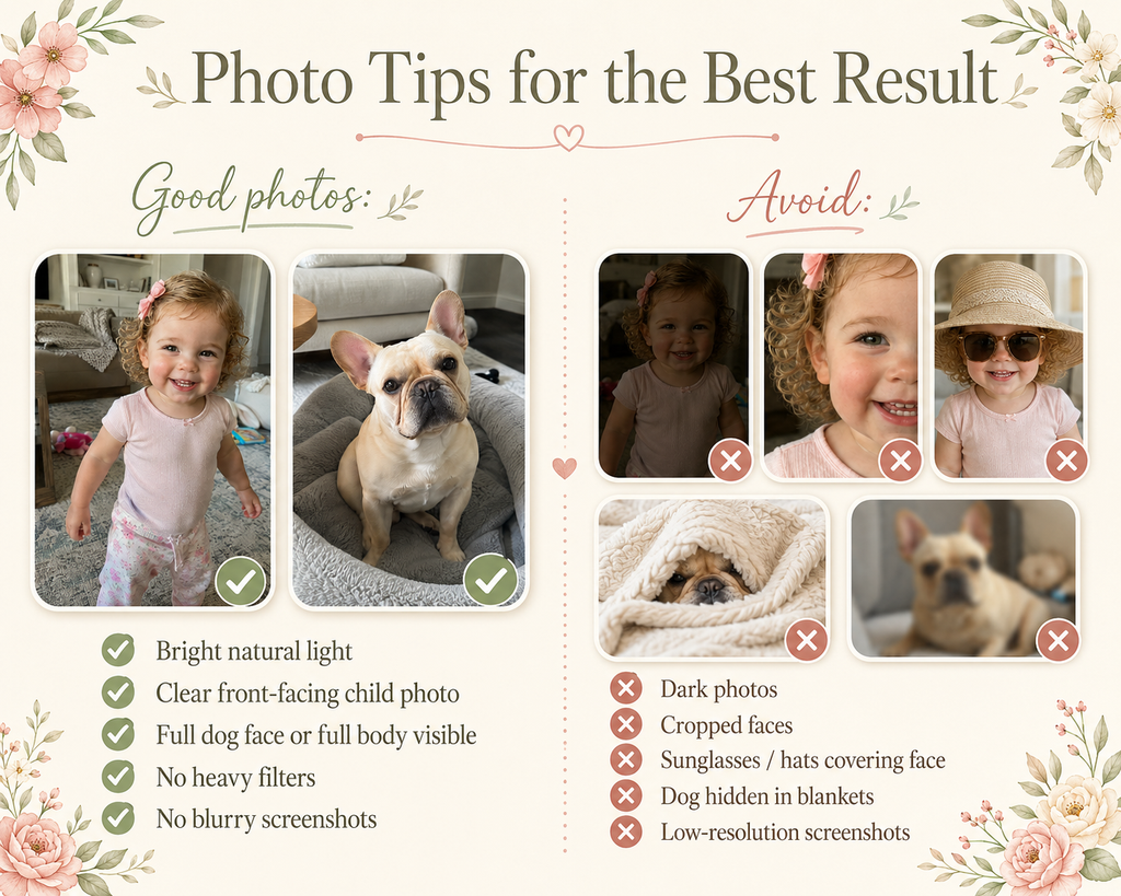Personalized Baby & Dog Book