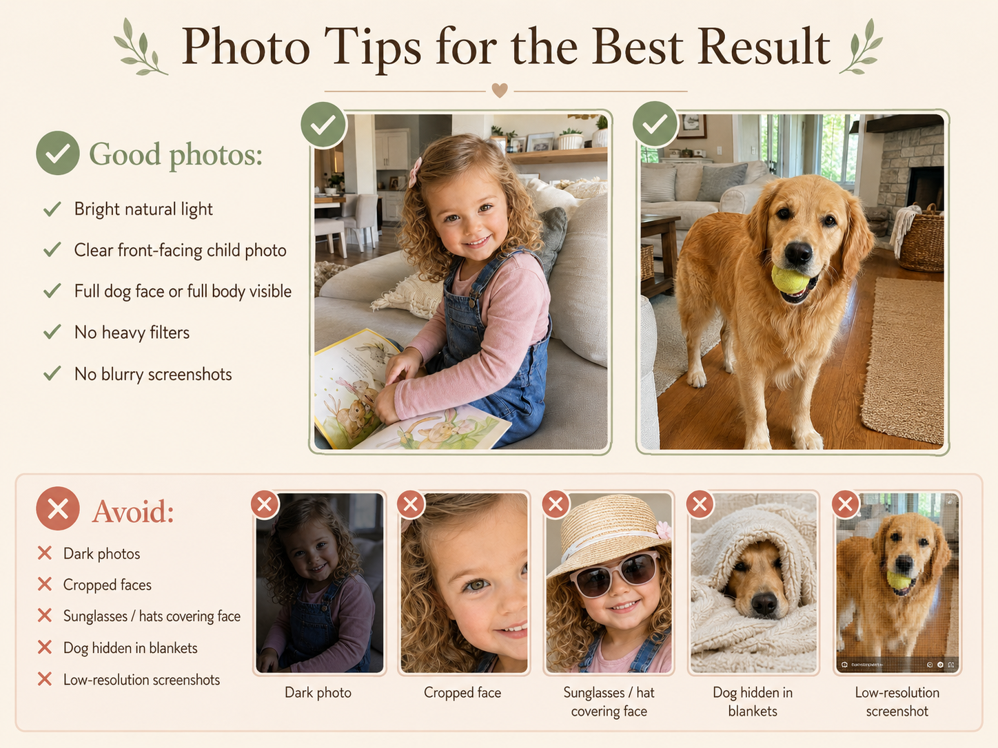 Personalized Baby & Golden Retriever Book