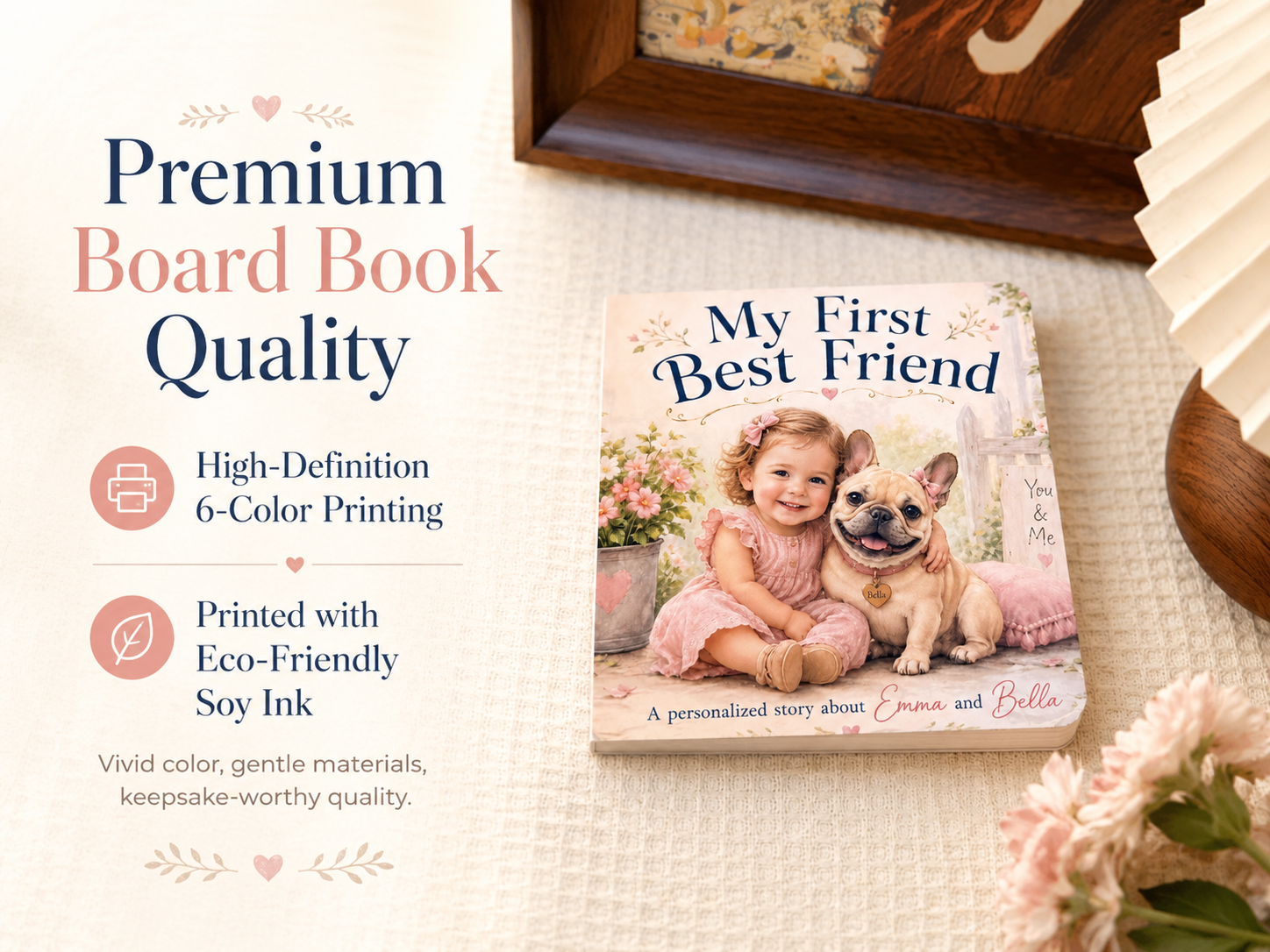 Personalized Baby & Dog Book