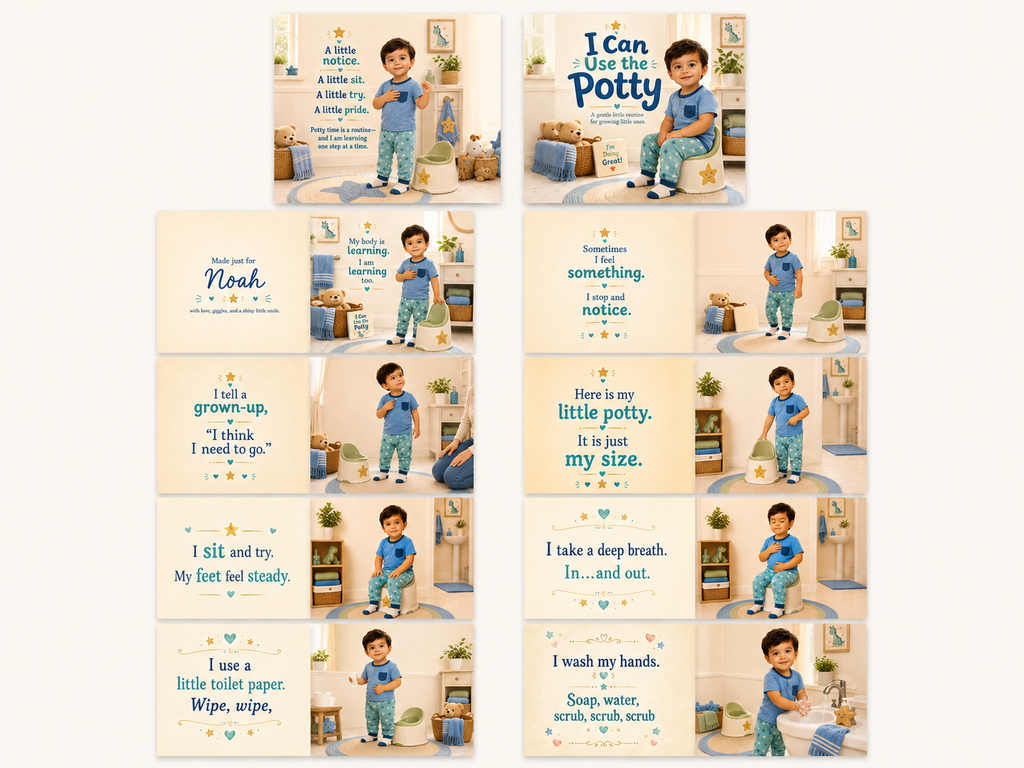 Personalized Potty Training Book