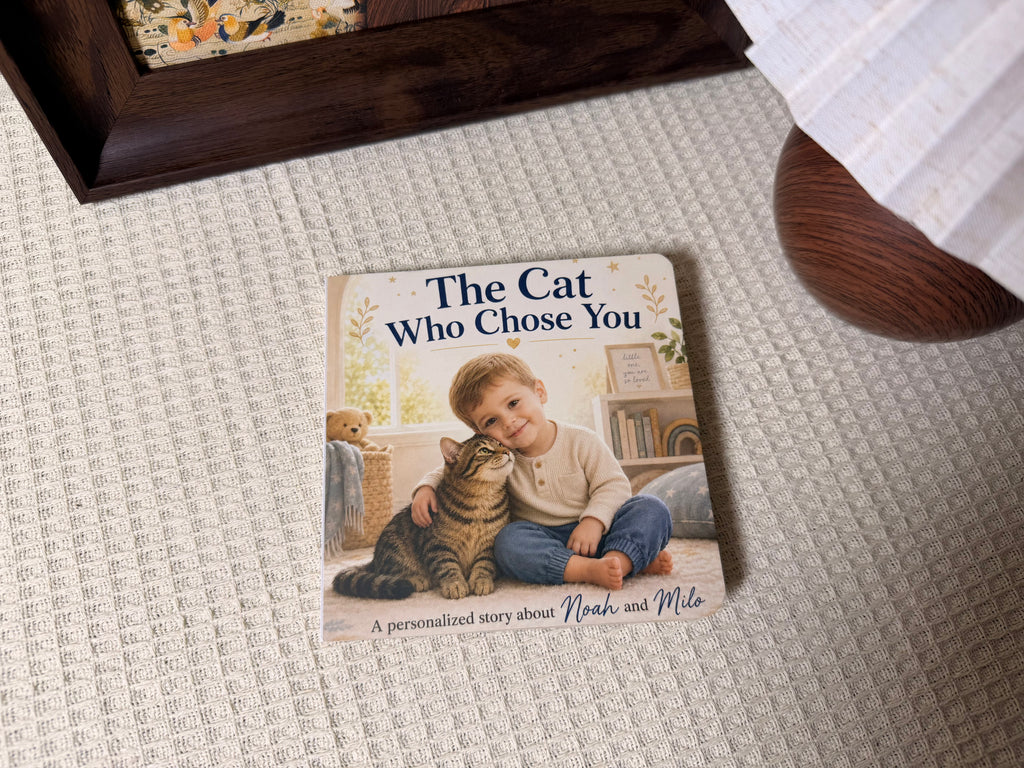 Personalized Baby & Cat Book