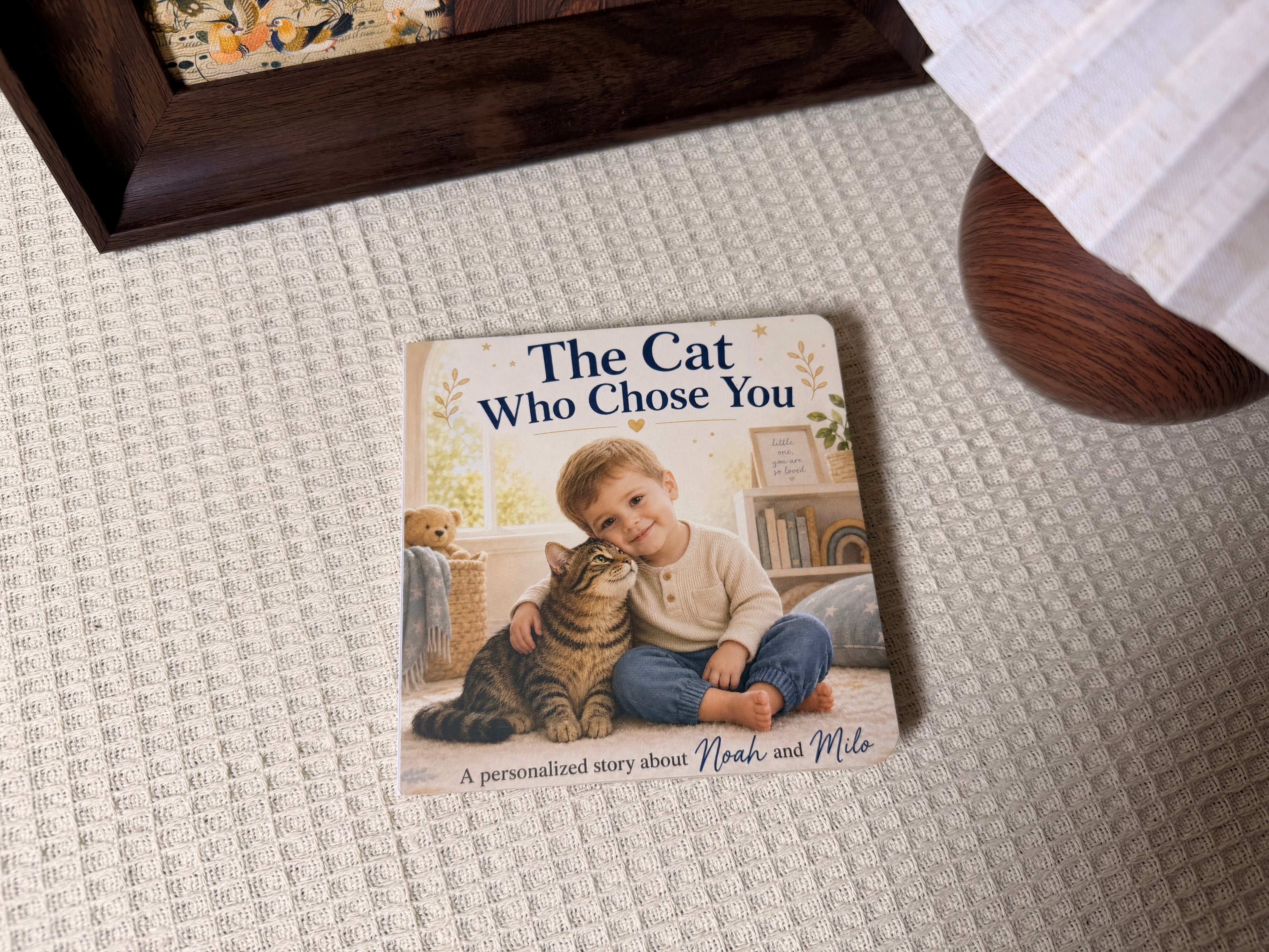 Personalized Baby & Cat Book