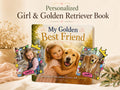 Personalized Baby & Golden Retriever Book