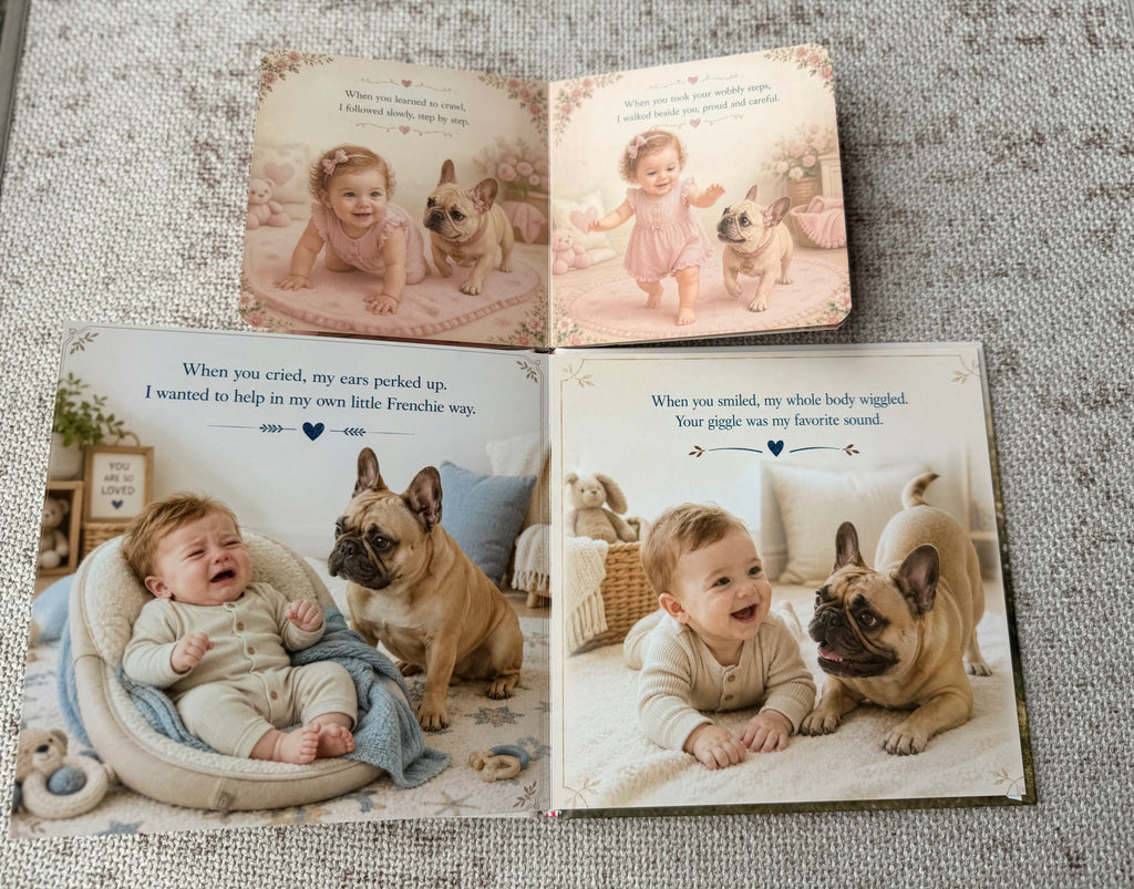 Personalized Baby & Dog Book