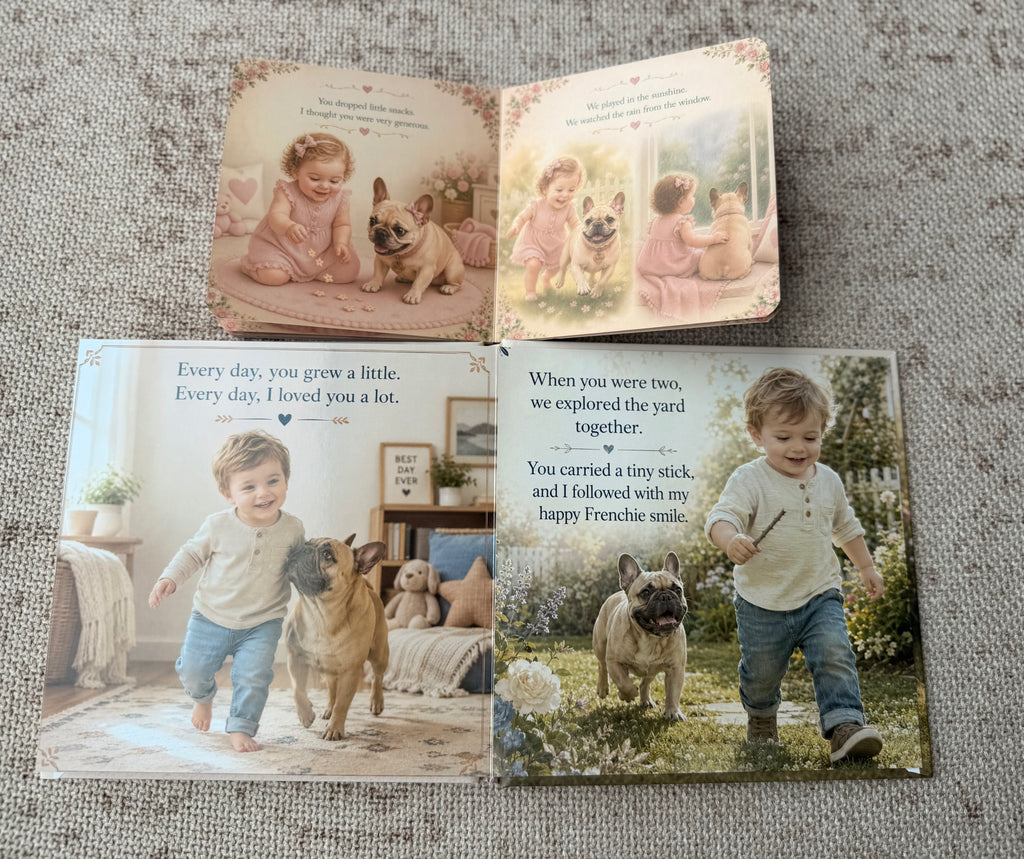 Personalized Baby & Dog Book