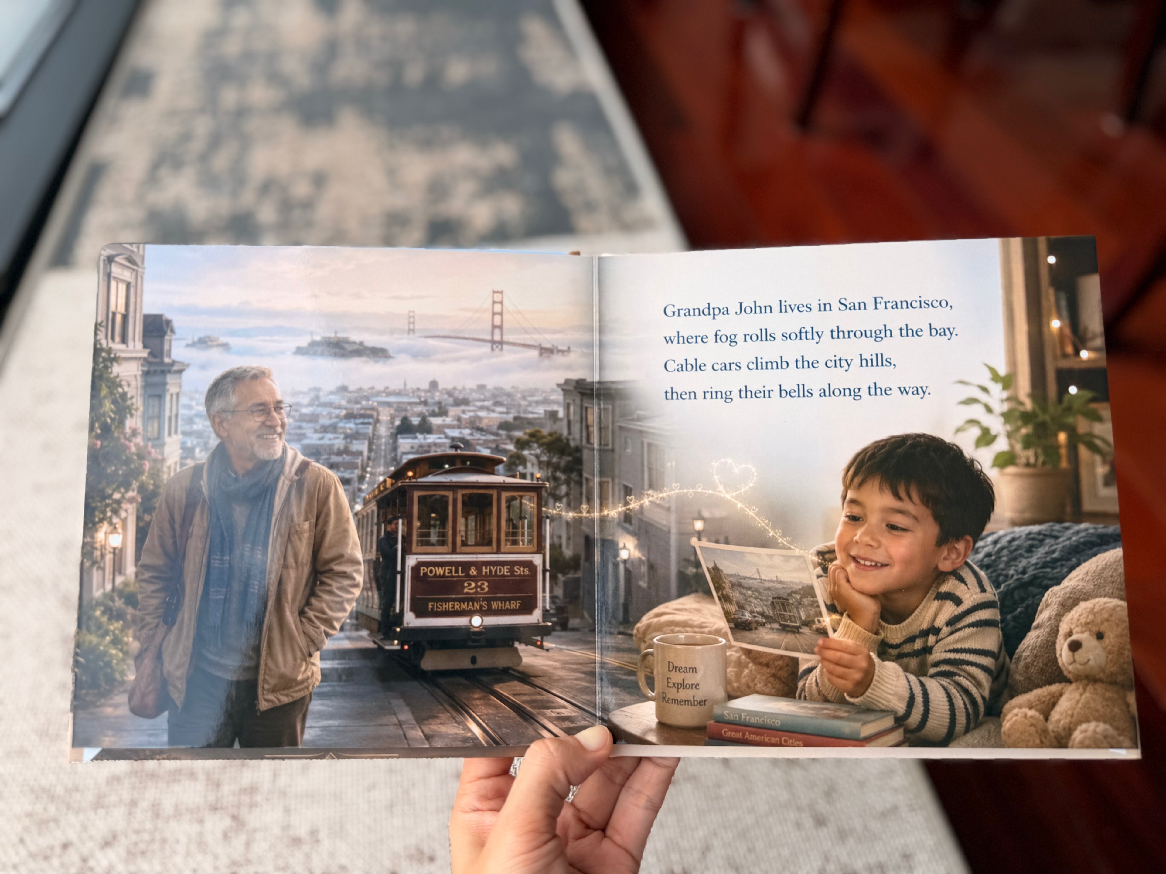 Long Distance Grandpa Keepsake