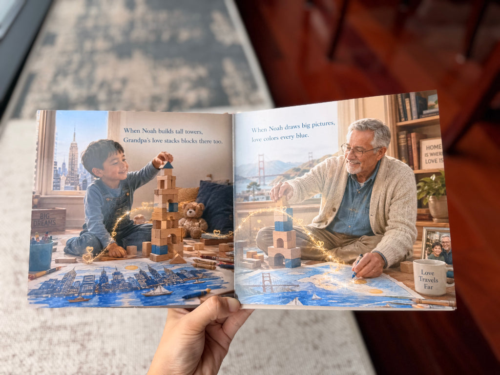 Long Distance Grandpa Keepsake